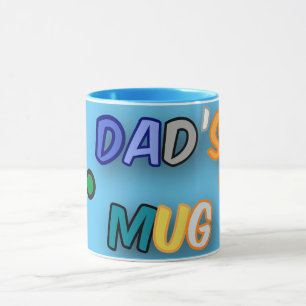Färgfull Far dag Mugg