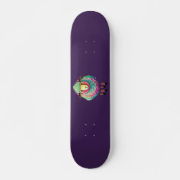 Färgfull fårbild mini skateboard bräda 18,5 cm