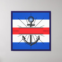 Färgfull fästpunkt canvastryck