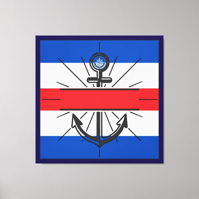 Färgfull fästpunkt canvastryck (Framsida)