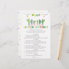 Färgfull Fiesta Cactus What's in your Mobil Game