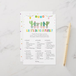 Färgfull Fiesta Cactus What's in your Purse Game