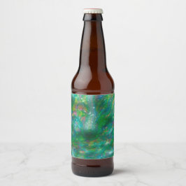 Färgfull Flaska-etikett Ölflaska Etikett