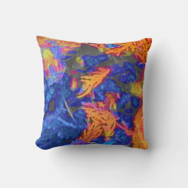 Färgfull Flora Dekorativ kudde