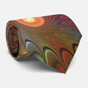 Färgfull fluorescerande Abstrakt Trippy Brown Frac Slips
