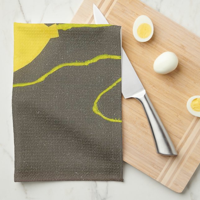 Färgfull födelsedagsfärgad färgton Grafikdesign Kökshandduk (Vikt i Fjärdedel)