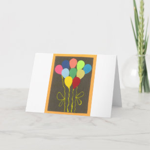 Färgfull födelsedagsfärgad färgton Grafikdesign Kort