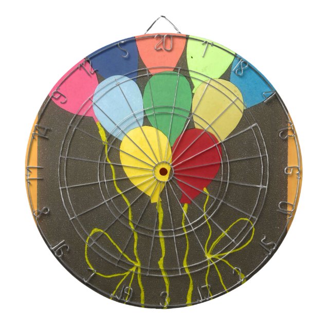 Färgfull födelsedagsfärgad färgton Grafikdesign Piltavla (Framsidan)