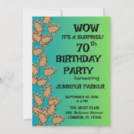 Färgfull Födelsedagsfest Inbjudningar