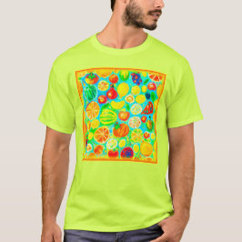 Färgfull Fruit Mönster. Köp nu T Shirt