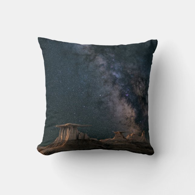 Färgfull Galaxy Kudde (Framsida)