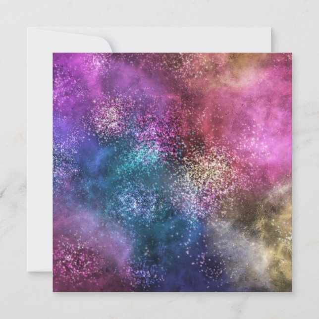 Färgfull Galaxy Mönster (Framsida)
