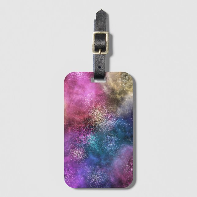 Färgfull Galaxy Mönster Bagagebricka (Framsida vertikal)