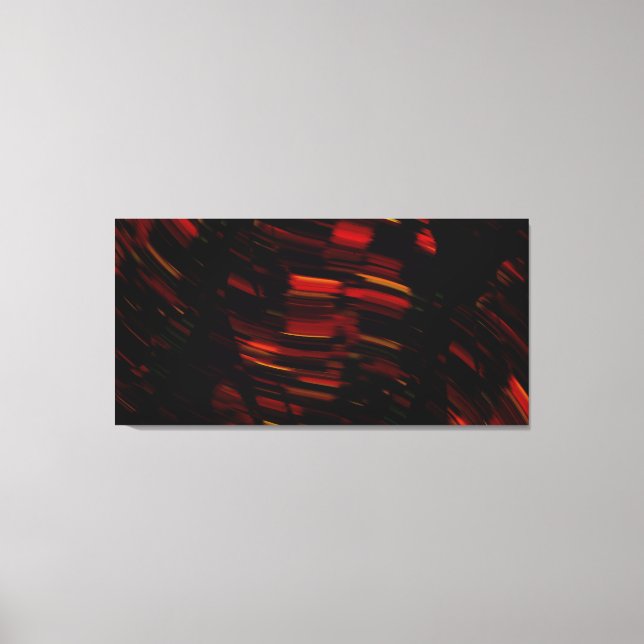 Färgfull Galaxy Painting Art - Svälld arbetsyta Canvastryck (Framsida)