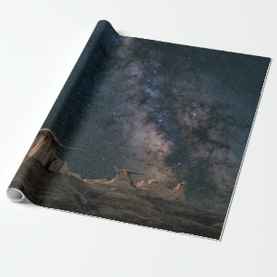 Färgfull Galaxy Presentpapper