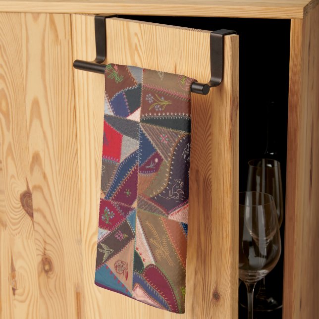 Färgfull, galen film kökshandduk (Thirds Fold)