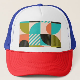 Färgfull geometri, Skandinaviska stil mönster. Keps