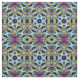 Färgfull Geometric Kaleidoscope Fabric Tyg