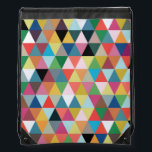 Färgfull Geometric Patternated Drawstring Backpack Gympapåse<br><div class="desc">Kanalisera ditt inre barn med den här färgstarka geometriska triangeln mönstrad ryggsäck för teckningssträng! Utformningen påminner om att man tittar i en låda med kritor - den stora med skärpan i baksidan! Det är som en kom i drömmen sant, för det finns inte en trasig spets i klungan! Den här...</div>