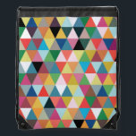 Färgfull Geometric Patternated Drawstring Backpack Gympapåse<br><div class="desc">Kanalisera ditt inre barn med den här färgstarka geometriska triangeln mönstrad ryggsäck för teckningssträng! Utformningen påminner om att man tittar i en låda med kritor - den stora med skärpan i baksidan! Det är som en kom i drömmen sant, för det finns inte en trasig spets i klungan! Den här...</div>