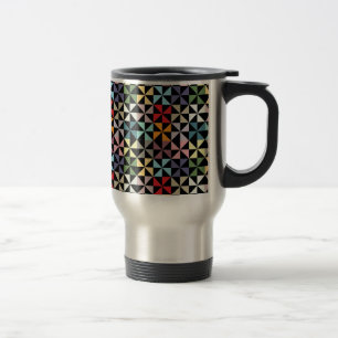 Färgfull Geometric Pinjul Black Resemugg