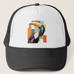Färgfull Geometric Toucan Bird Keps
