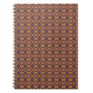 Färgfull geometrisk form Mönster Anteckningsbok