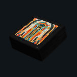 Färgfull geometrisk konst deco mönster 2 minnesask<br><div class="desc">Vackra,  färgstarka geometriska konsten deco mönster med ljusa färger.</div>