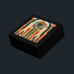 Färgfull geometrisk konst deco mönster 2 minnesask<br><div class="desc">Vackra,  färgstarka geometriska konsten deco mönster med ljusa färger.</div>