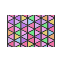 Färgfull geometrisk ljusglimtar Lila Modern