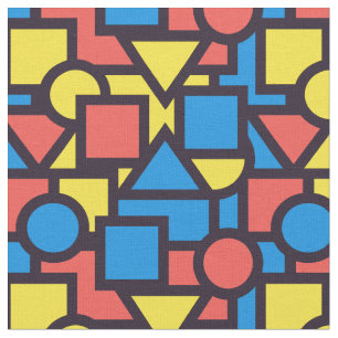 Färgfull geometrisk Mönster Tyg