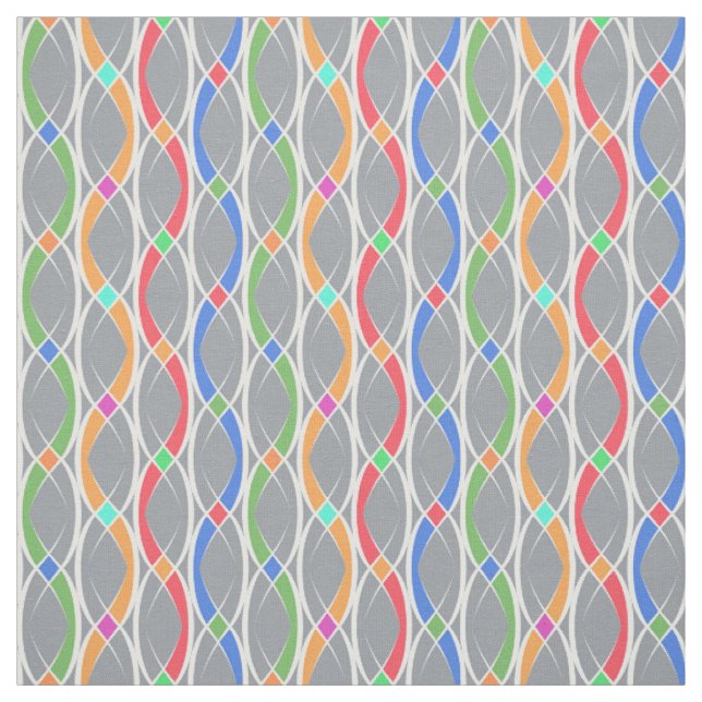 Färgfull geometrisk mönster. tyg (Provkarta)