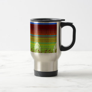 Färgfull geometrisk motif Art-utskrift Resemugg