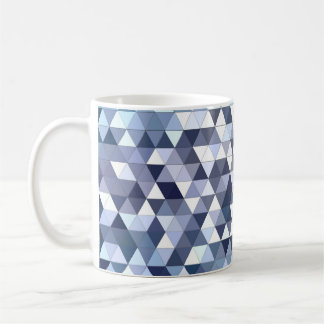 Färgfull geometrisk triangulär mosaik: abstrakt ba kaffemugg