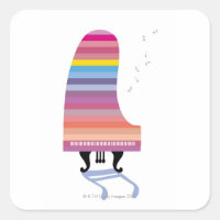 Färgfull Grand Piano