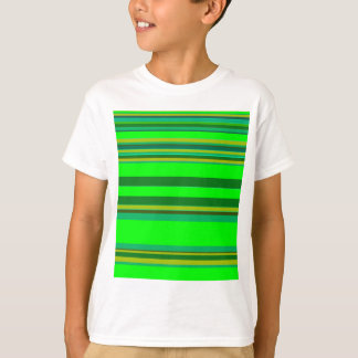 Färgfull Grönt Rand-anpassad designern Mönster T-shirt