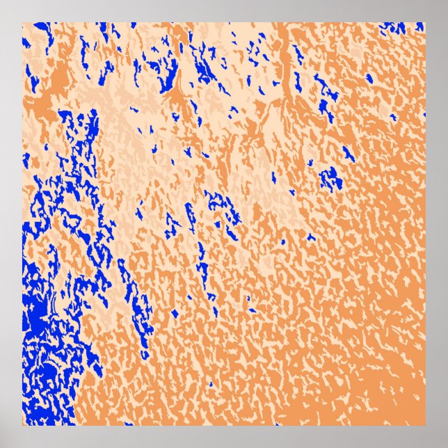 Färgfull grunge-bakgrund. Abstraktens Multifärgad  Poster (Framsidan)