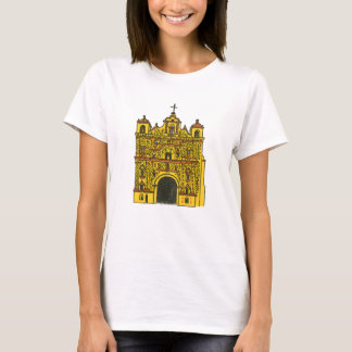Färgfull guatemalansk kyrka t shirt