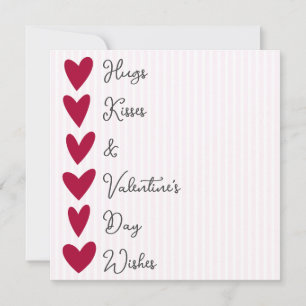 Färgfull Hand plockade-Hearcard-mall Kort