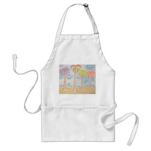 Färgfull Handflatan-apron Förkläde