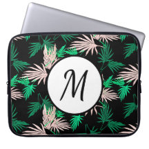 Färgfull Handflatan Träd Löv Computer Laptop sleev