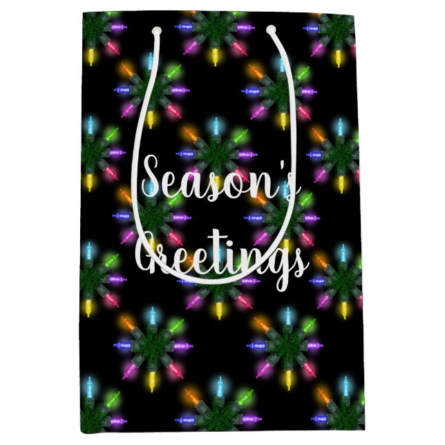 Färgfull Helgdag Snowflake (Framsidan)