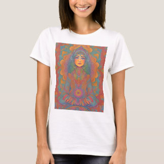 Färgfull "hippy" t-shirt