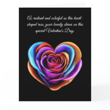 Färgfull Hjärtformade Ro-Valentines day-