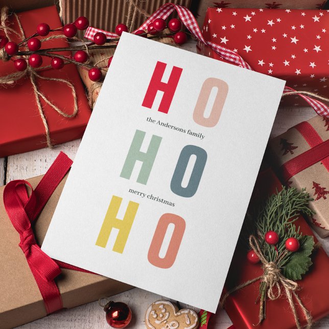 Färgfull HOHO-jul | GLAD HELG (Skapare uppladdad)