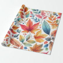 Färgfull Höst löv Mönster