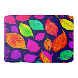 Färgfull höst löv teckning badrumsmatta