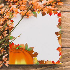 Färgfull Höst löv Thanksgiving Post-it® Note Post-it Block
