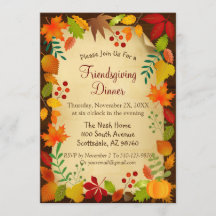 Färgfull höstfyllning för Thanksgiving