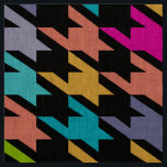 Färgfull houndstooth Seamless mönster Tyg<br><div class="desc">Elegantens färgstarka retrohoundstoft,  sömlös geometrisk mönster. Om du behöver hjälp med att anpassa någon av mina designers kontaktar du ArtOnWear-designern. Kostnadsfri textformatering med hjälp av direkthjälp tillgänglig på begäran.</div>